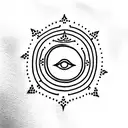 santoshi mata tattoo design idea