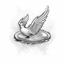 dove  tattoo design idea