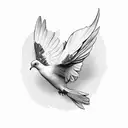 dove  tattoo design idea
