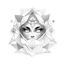 gemini godess tattoo design idea