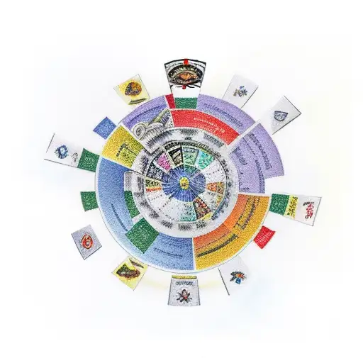 wheel of time tattoo design idea