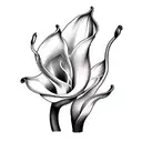 Calla lily  tattoo design idea