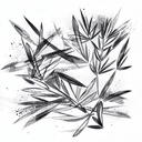Olive branches tattoo design idea