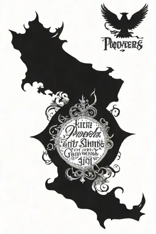 proverbs 17:17 inside tattoo design idea