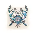 Heikegani Crab tattoo design idea