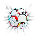  poppy, soccer ball, sea turtle, Pac-Man, heart tattoo design idea