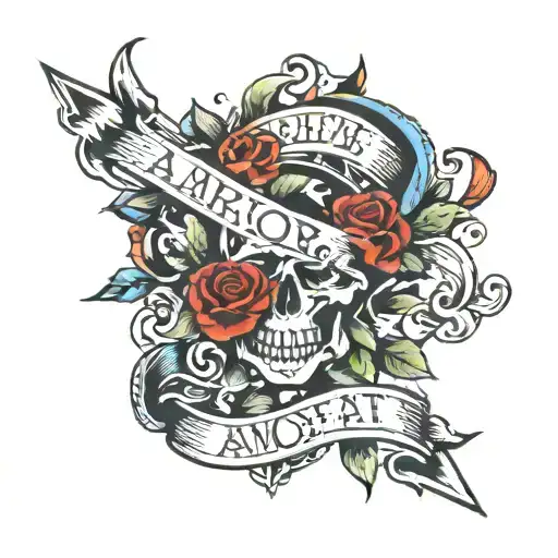 amor fati tattoo design idea