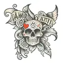 amor fati tattoo design idea