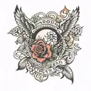 amor fati tattoo design idea
