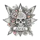 amor fati tattoo design idea
