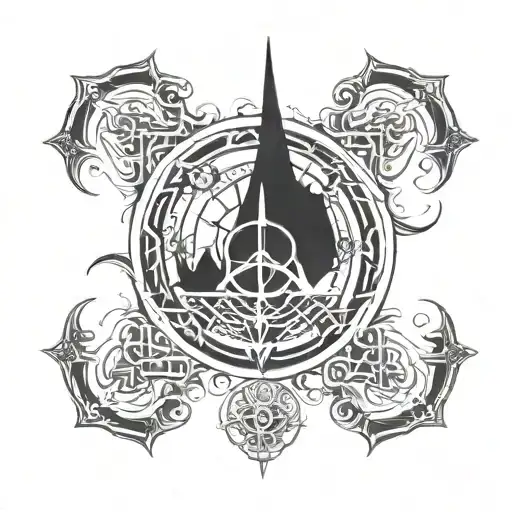 Mistborn inspired tattoo incorporating the iconic Allomantic symbols tattoo design idea