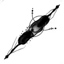 neural network combined with human neurons tattoo design idea
