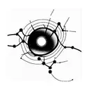 artificial intelligence neural network  tattoo design idea