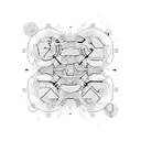 artificial intelligence neural network  tattoo design idea