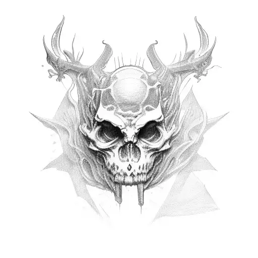 mammon tattoo design idea