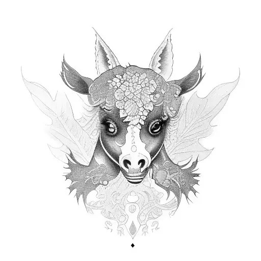 kelpies tattoo design idea