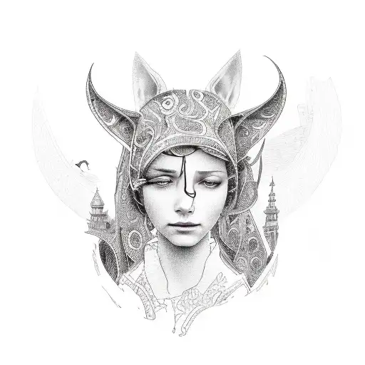 kelpies tattoo design idea