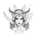 the morrigan tattoo design idea