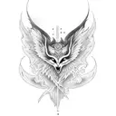 the morrigan tattoo design idea
