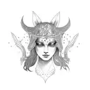 kelpies tattoo design idea