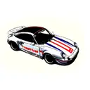 Porsche 911 tattoo design idea