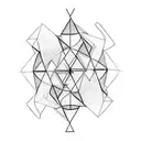 time, growth, triangle, minimalist, unique tattoo design idea