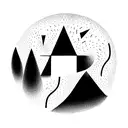 A unique and mysterious design: You could consider a design that incorporates abstract shapes, lines, or symbols to crea tattoo design idea