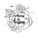 everything happens for a reason tattoo design idea
