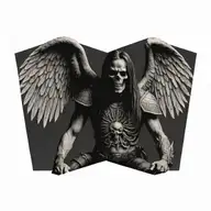 death angel tattoo design idea