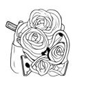 harmonica tattoo design idea