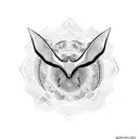 manta raya tattoo design idea