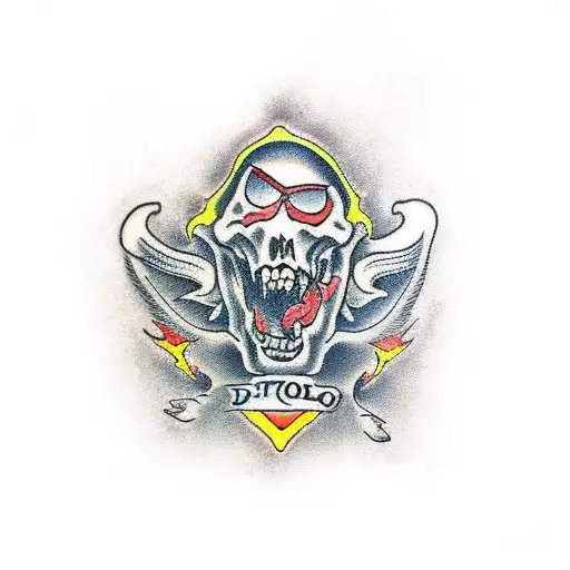 Diablo tattoo design idea