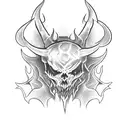 Diablo tattoo design idea