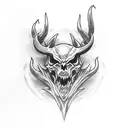 Diablo tattoo design idea