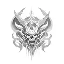 Diablo tattoo design idea