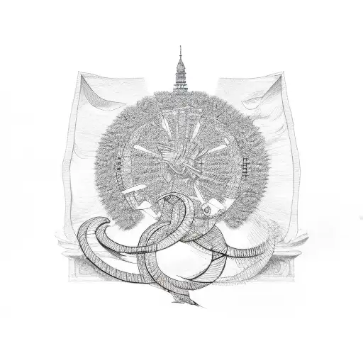 outline of the state of Ohio tattoo design idea