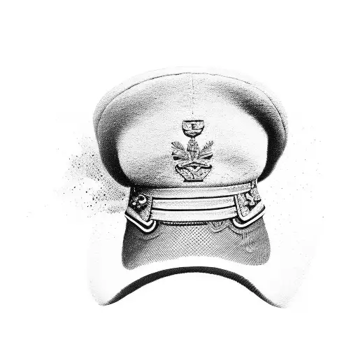 australian soldier with anzac hat, playing golf tattoo design idea