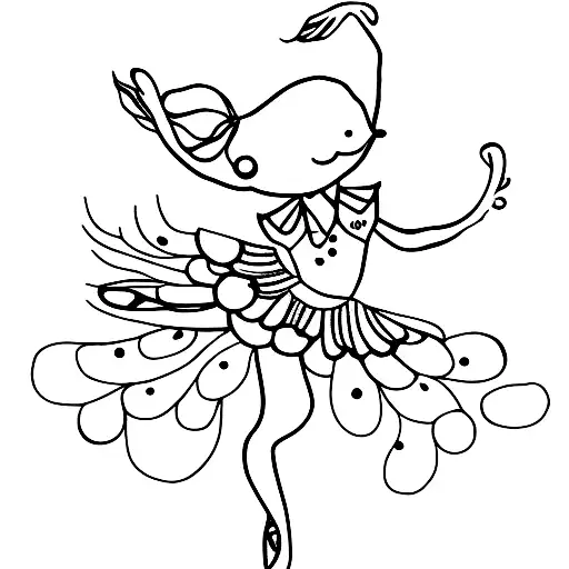 ballerina tattoo design idea