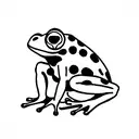 frog knight tattoo design idea