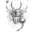 Sagittarius tattoo design idea