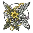 endometriosis strength courage tattoo design idea