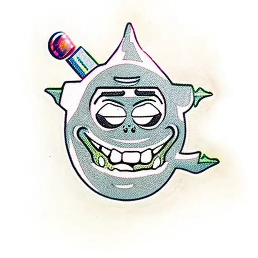 pickle rick tattoo design idea