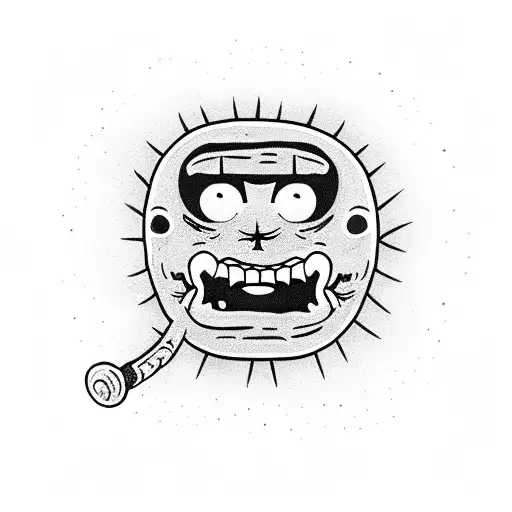 pickle rick tattoo design idea