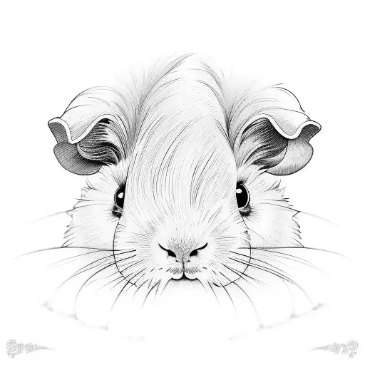 guinea pig duo tatoo tattoo design idea