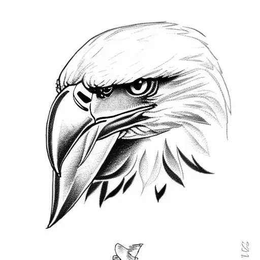 A sketch of a eagle feather with the names philipp and sarah tattoo design idea