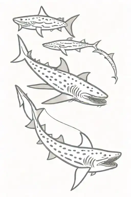 spinal whale shark tattoo design idea