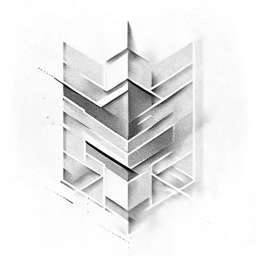 chevron arrows tattoo design idea