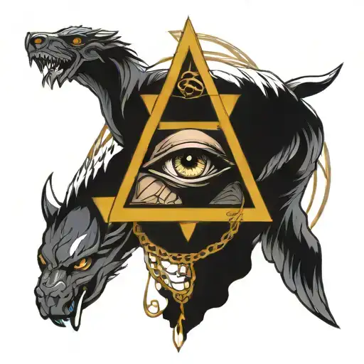 ILLUMINATI tattoo design idea