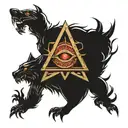 ILLUMINATI tattoo design idea