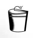 bin question mark tattoo design idea